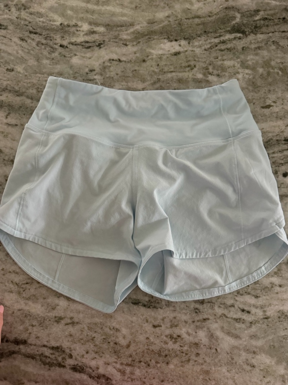 lululemon athletica Pale Blue Women's Athletic Shorts
